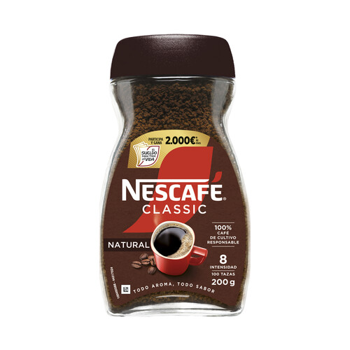 Alcampo NESCAFÉ CLASSIC Café soluble natural 200 g