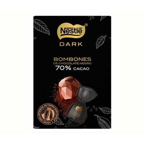 Alcampo NESTLÉ Bombones dark 70 % 142 gr
