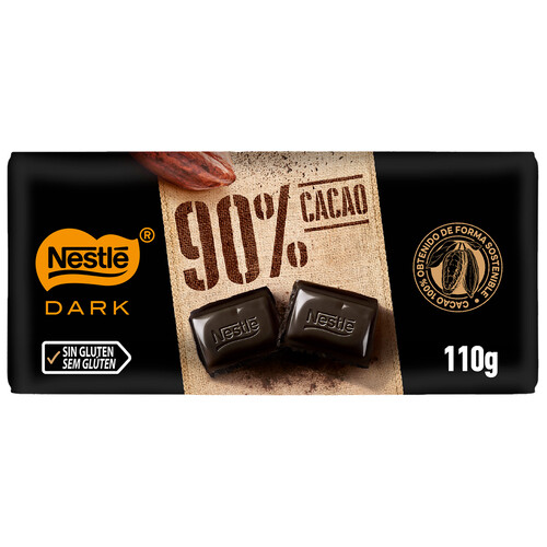 Alcampo NESTLÉ Chocolate negro 90% 110 g