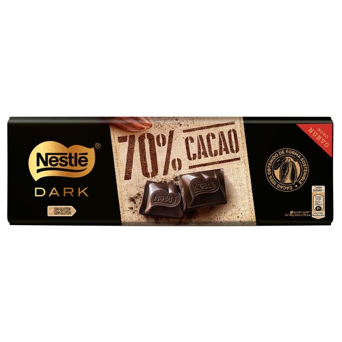 Alcampo NESTLÉ Dark Chocolate negro 70% 250 g