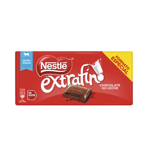 Alcampo NESTLÉ Extrafino Chocolate con leche 150 g