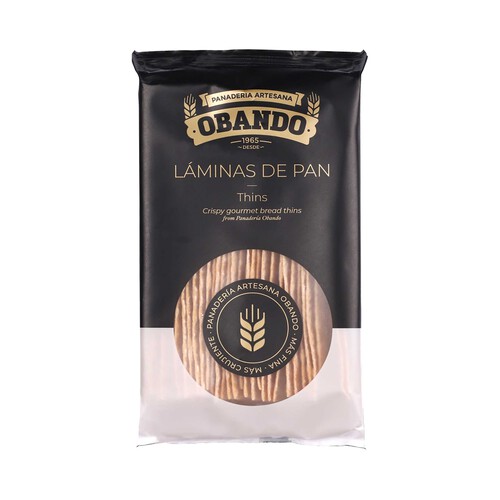 Alcampo OBANDO Láminas de pan 150 g