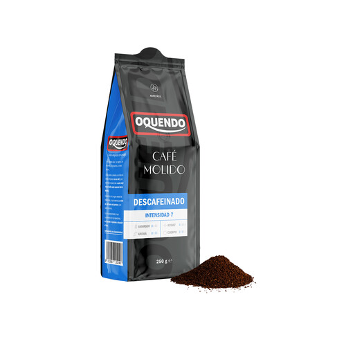 Alcampo OQUENDO Café molido descafeinado I7 250 g