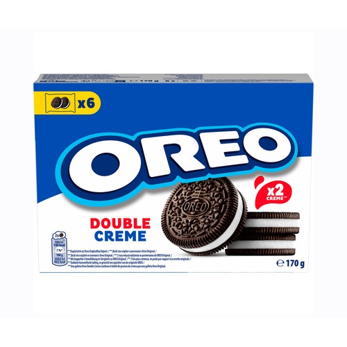 Alcampo OREO Galleta doble de crema 170 gr