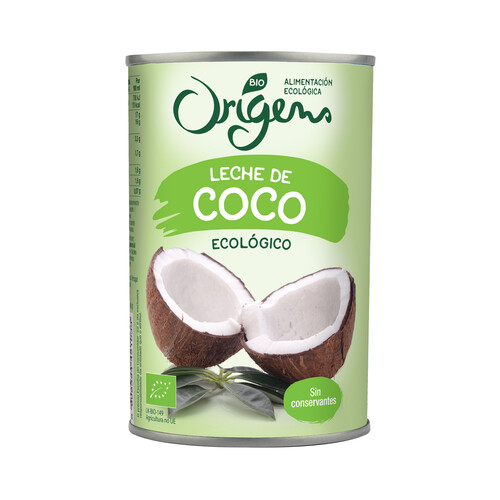 Alcampo ORIGENS Leche de coco Bio ORIGENS 400 ml