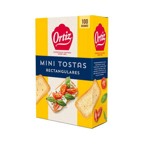 Alcampo ORTIZ Mini tostas rectangulares 100 g