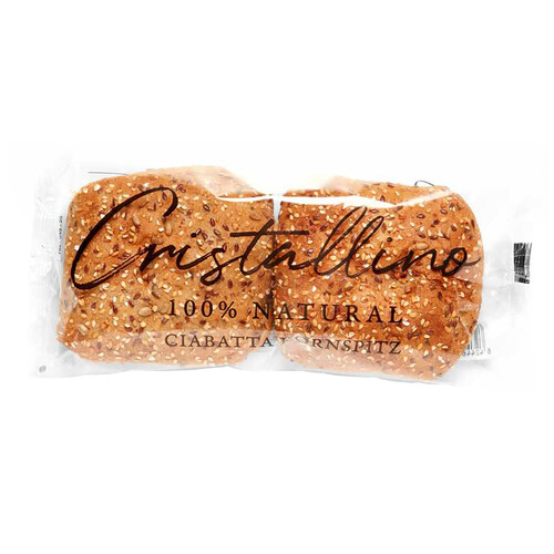 Alcampo Pan Cristallino Ciabatta Kornspitz 2 unds