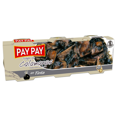 Alcampo PAY PAY Calamares trozos en su tinta 165 g
