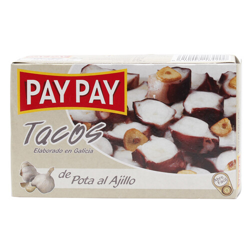 Alcampo PAY PAY Pota al ajillo en tacos 63 g