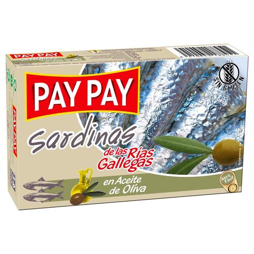 Alcampo PAY PAY Sardinas en aceite de oliva 88 g