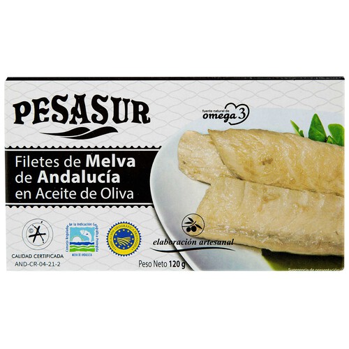 Alcampo PESASUR Filetes de melva 120 g
