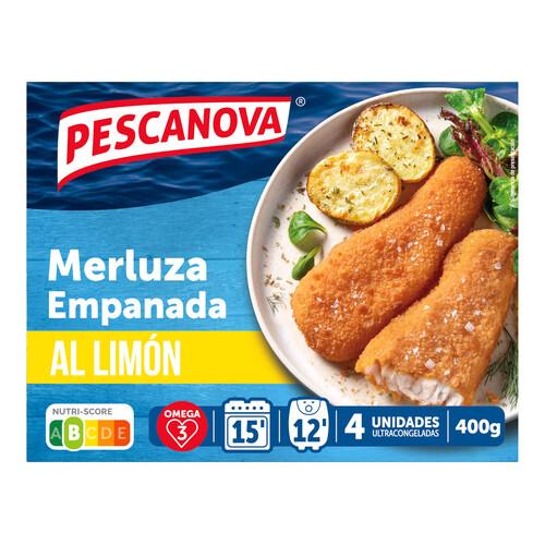 Alcampo PESCANOVA Merluza empanada al limón 400 g