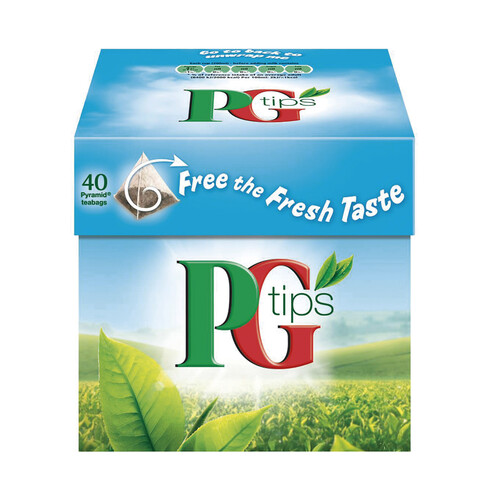 Alcampo PG TIPS Té negro 40 uds