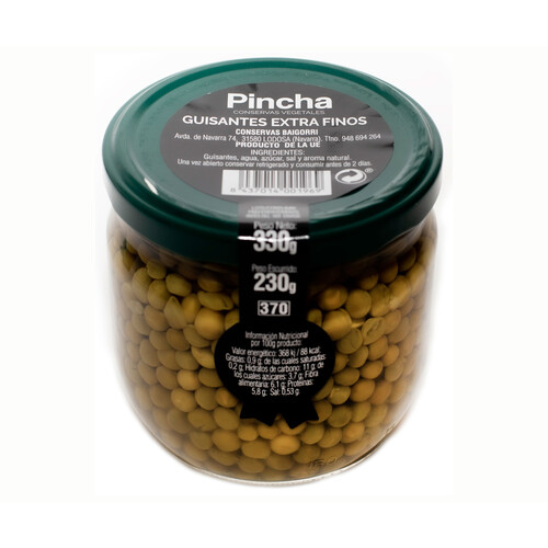 Alcampo PINCHA Guisantes extra finos 230 g