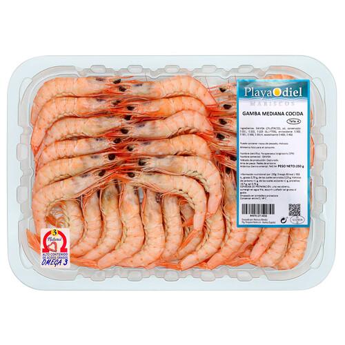 Alcampo PLAYA ODIEL Bandeja De Gamba Cocida 250 G