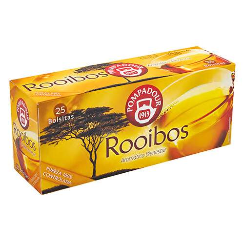 Alcampo POMPADOUR Infusión de rooibos 25 uds