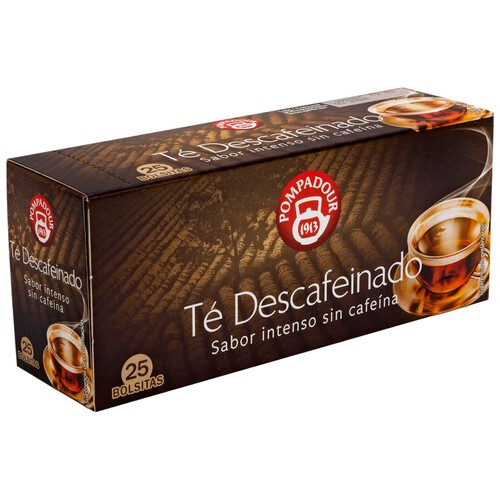 Alcampo POMPADOUR Té descafeinado 25 uds. 35 g