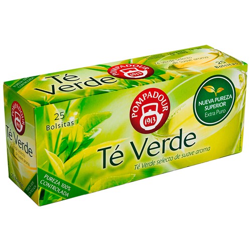 Alcampo POMPADOUR Té verde 25 uds. 37 5 g