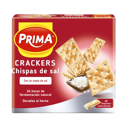 Alcampo PRIMA Cracker Chispas Sal 500 g