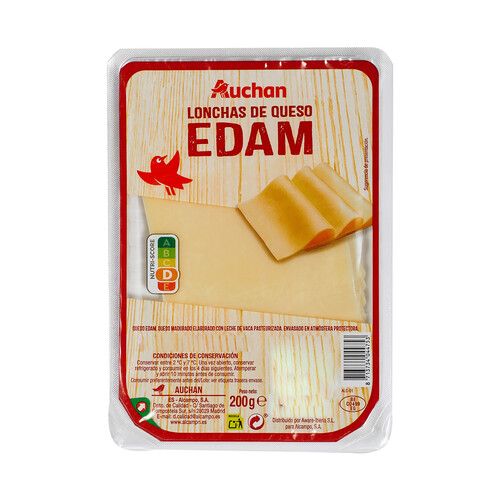 Alcampo PRODUCTO ALCAMPO Queso edam lonchas 200 g