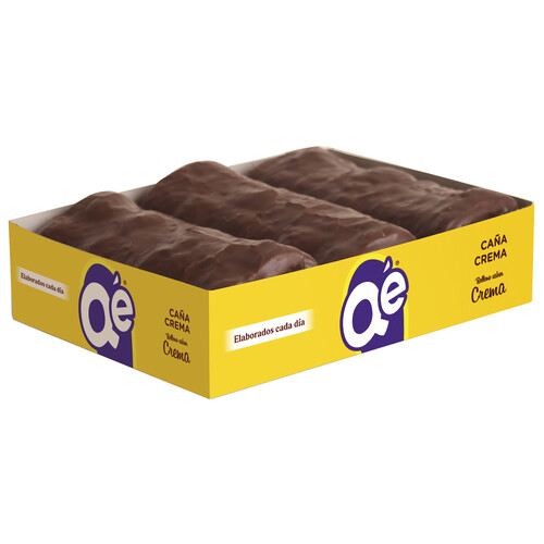 Alcampo QÉ Caña rellena crema 3 uds