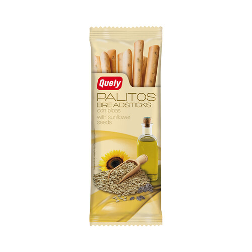 Alcampo QUELY Palitos pan pipas QUELYV 50 gramos