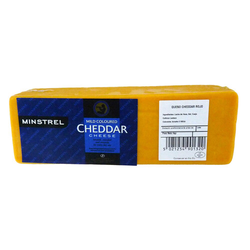 Alcampo Queso Cheddar rojo MINSTREL