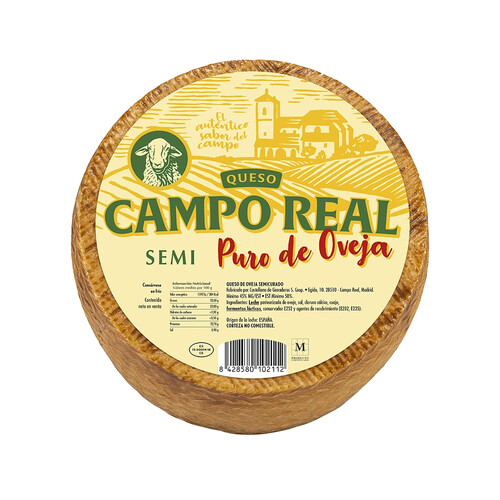 Alcampo Queso de oveja semicurado CAMPOREAL