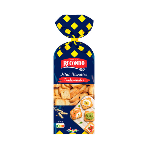 Alcampo RECONDO Biscotes mini tradicionales 400 g