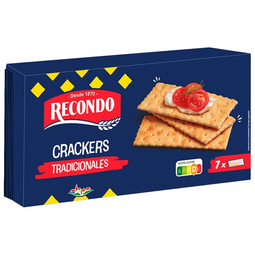 Alcampo RECONDO Crackers naturales 250 g