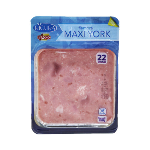 Alcampo RICURA Lonchas de maxi york 450 g