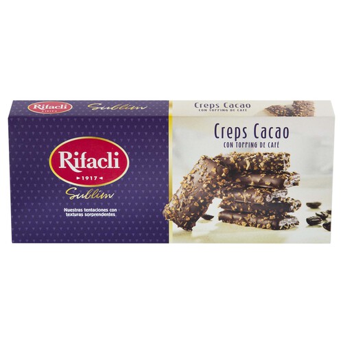 Alcampo RIFACLI Creps bañadas en cacao 90 g