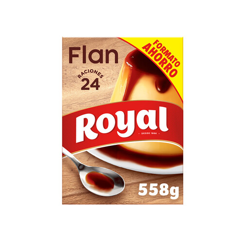 Alcampo ROYAL Flan en polvo con azúcar ROYAL 558 g