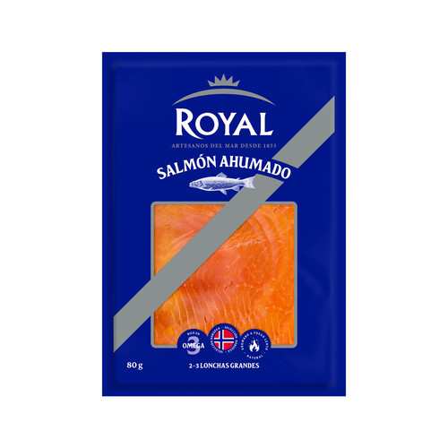 Alcampo ROYAL Salmón ahumado 80 g