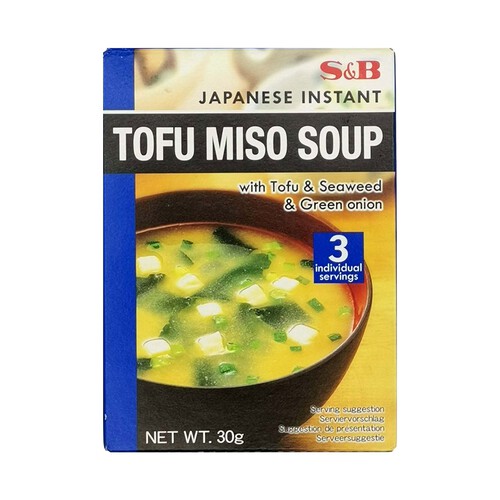 Alcampo S&B Sopa miso japonesa de tofu S&B 30 g