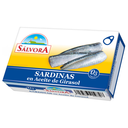 Alcampo SÁLVORA Sardinas en aceite de girasol 90 g