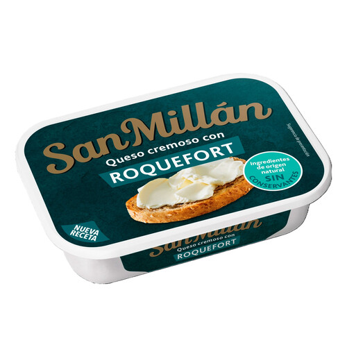 Alcampo SAN MILLAN Queso crema roquefort 125g