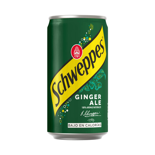 Alcampo SCHWEPPES Ginger Ale lata de 25 cl