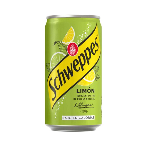 Alcampo SCHWEPPES Refresco de limón lata de 25 cl