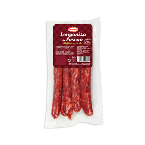 Alcampo SERRANO Longaniza de pascua