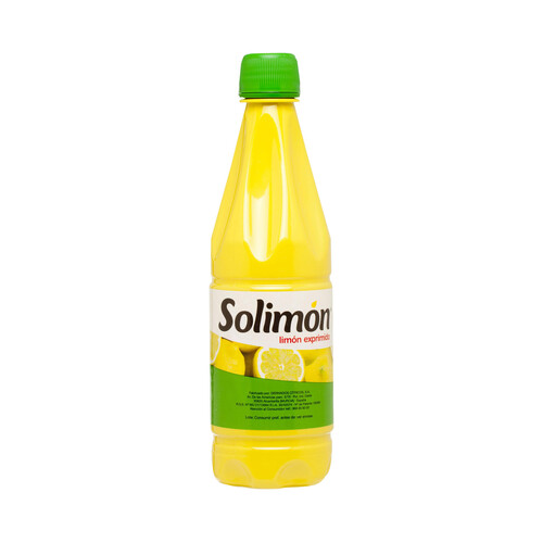 Alcampo SOLIMON Limón exprimido 100 % 500 ml