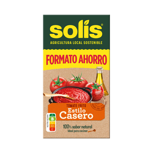 Alcampo SOLIS Salsa de tomate frito casero 500 g