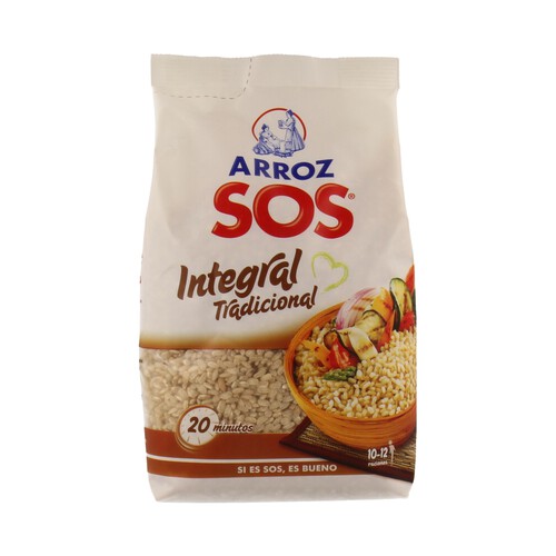 Alcampo SOS Arroz integral tradicional SOS 1 kg