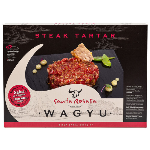 Alcampo Steak tartar de Wagyu SANTA ROSALIA 130 g