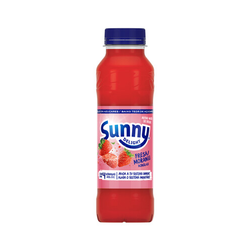 Alcampo SUNNY DELIGHT Zumo con sabor a fresa 33 cl