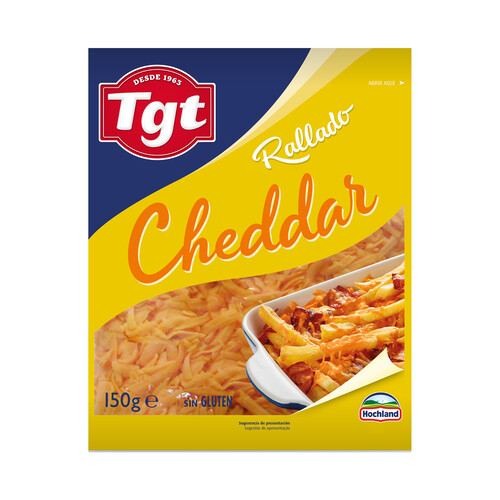 Alcampo TGT Queso rallado Cheddar rojo TGT150 g