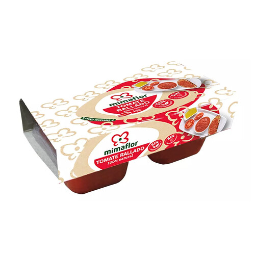 Alcampo Tomate rallado MIMAFLOR 4 uds. x 55 g