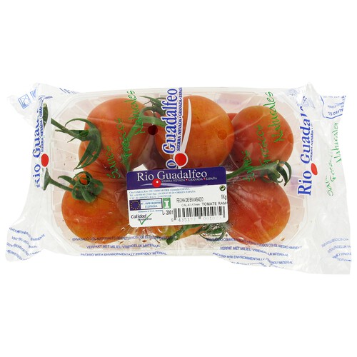 Alcampo Tomates en rama cesta de 1 kg