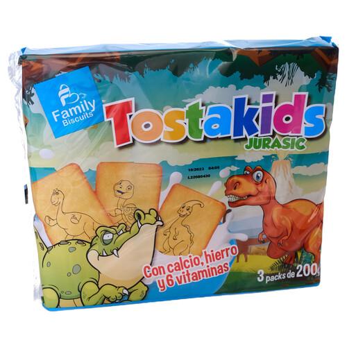 Alcampo TOSTAKIDS Family Galletas infantiles 600 g