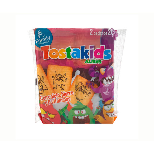 Alcampo TOSTAKIDS Galletas tostakids 400 g